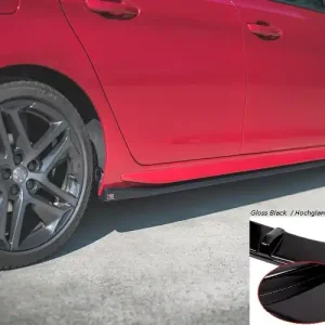 A Buon Prezzo COPPIA SOTTOMINIGONNE MAXTON DESIGN NERE LUCIDE PER PEUGEOT 308 GT MK2 RESTYLING