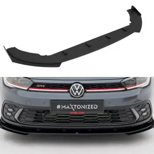 LAMA SOTTOPARAURTI ANTERIORE + FLAPS STREET PRO MAXTON DESIGN PER VW POLO AW GTI RESTYLING Prezzo Basso