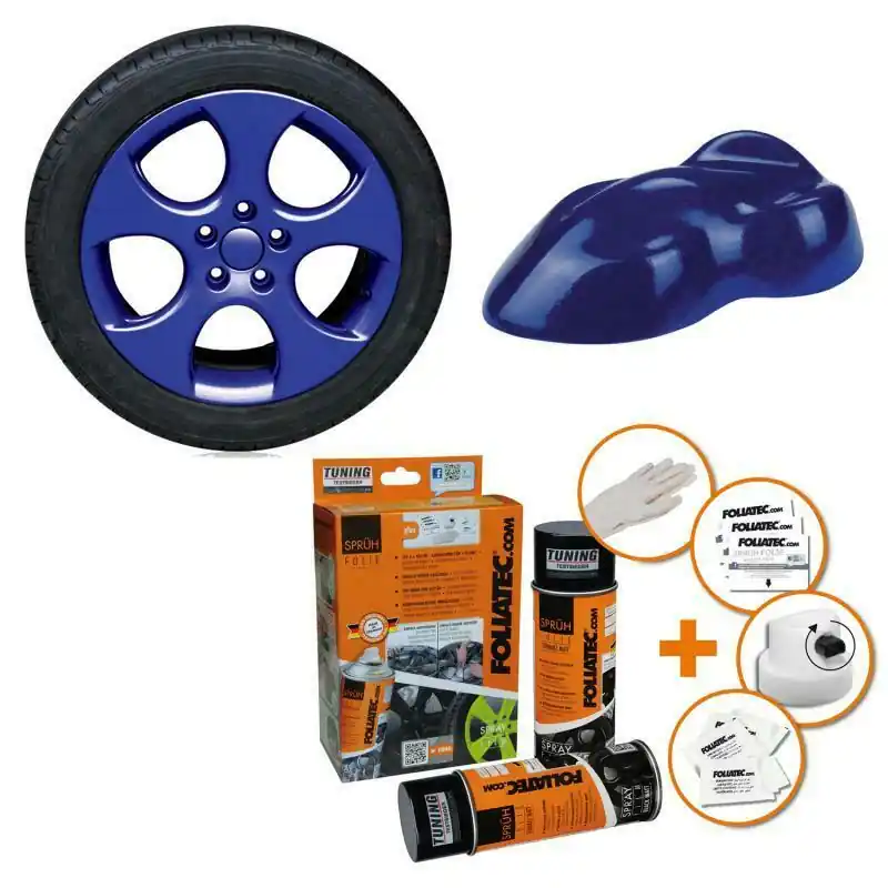 X2 BOMBOLETTE FOLIATEC PELLICOLA SPRAY BLU LUCIDO Premium